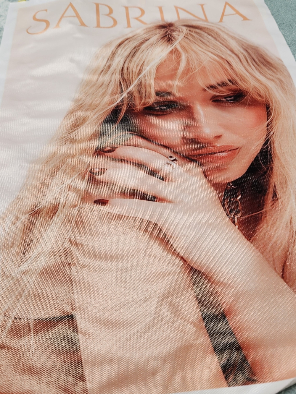Sabrina Graphic Canvas Poster 12X18- Blonde Portrait (H-D)